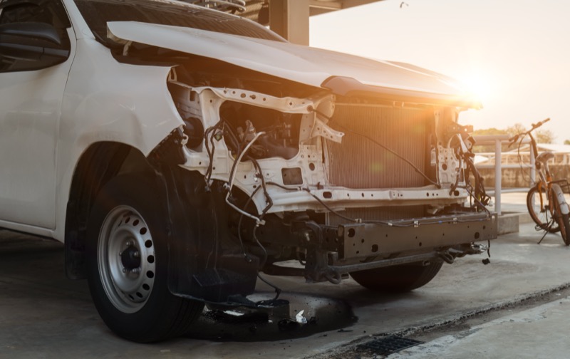 Enlèvement d'épave par l'équipe JD Épaves